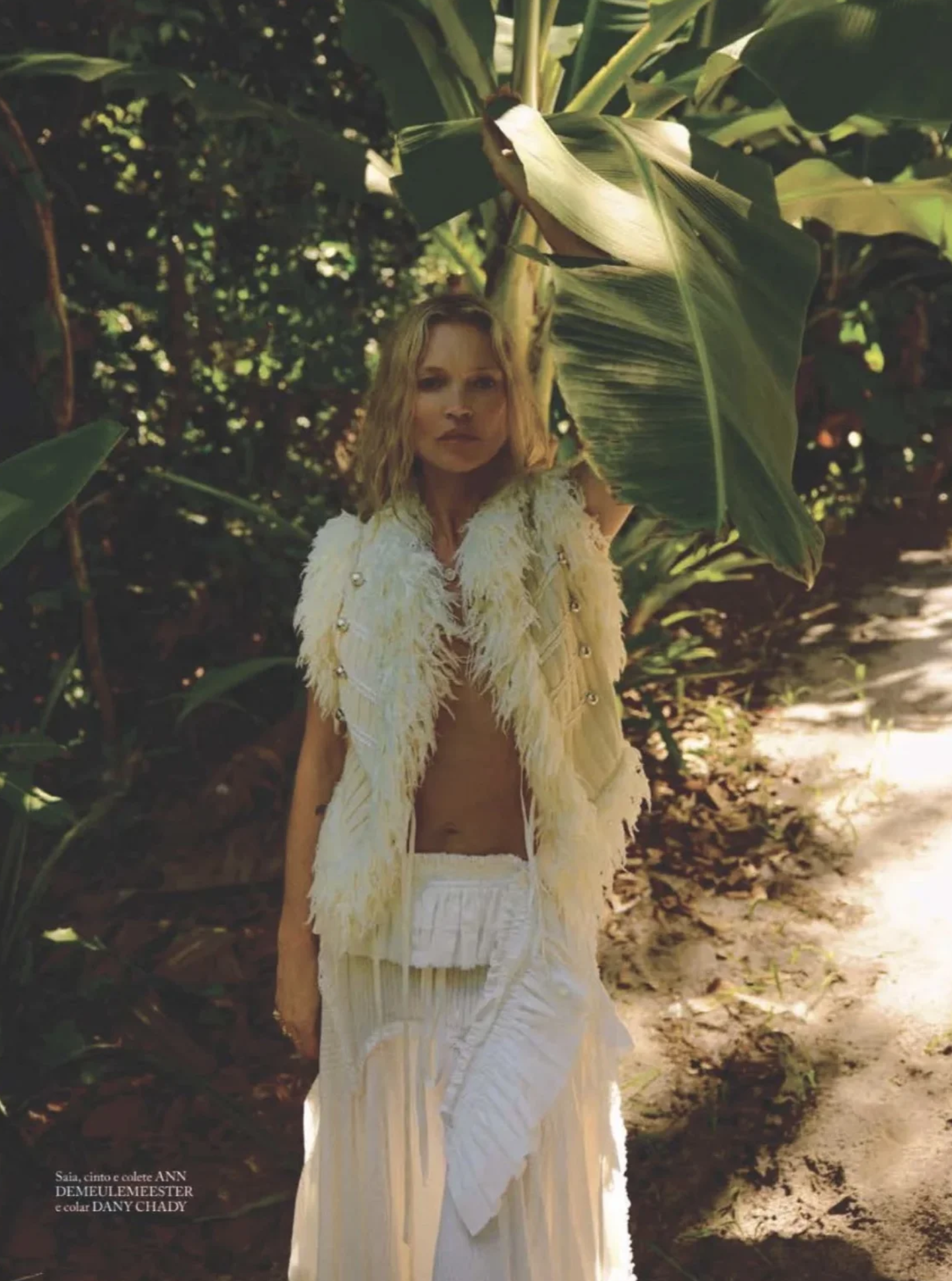 Kate Moss, Lensed by Zee Nunes in Trancoso, Bahia for Vogue Brasil